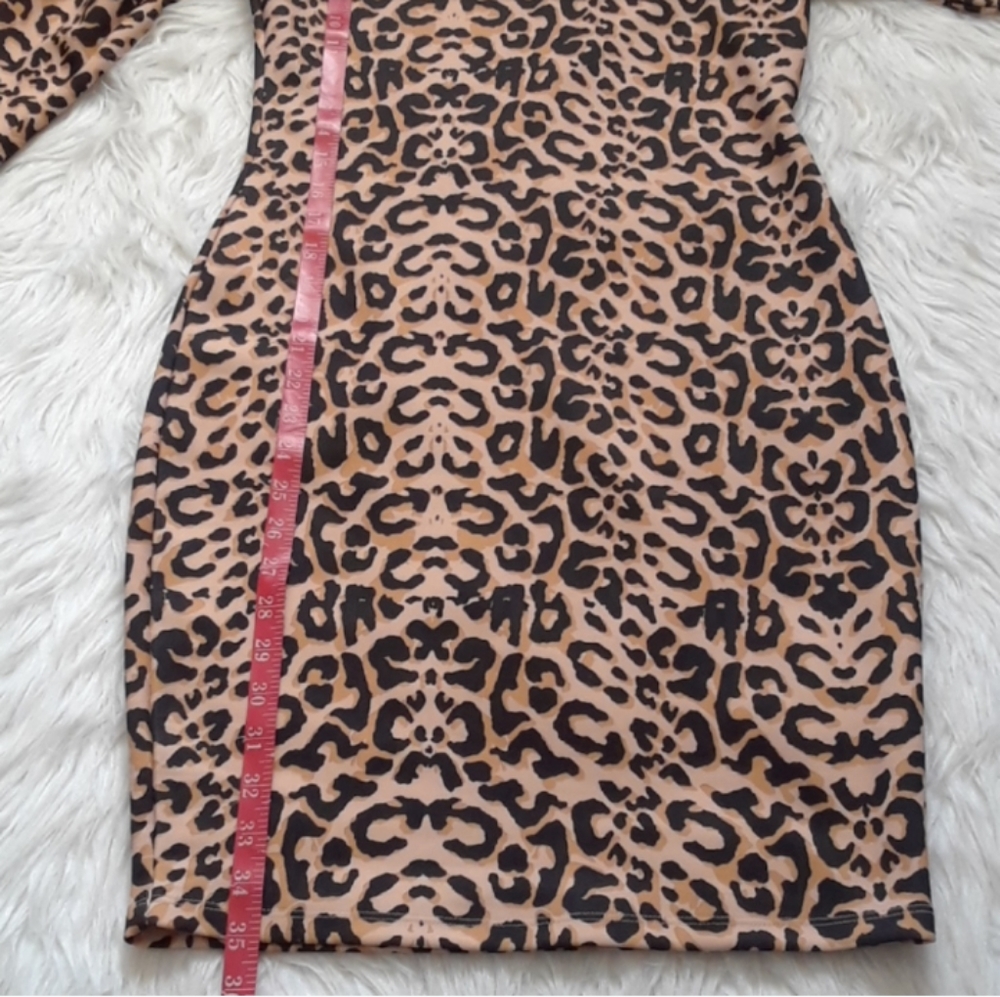 Nicki Minaj Leopard Print Dress NWOT - Picture 10 of 16
